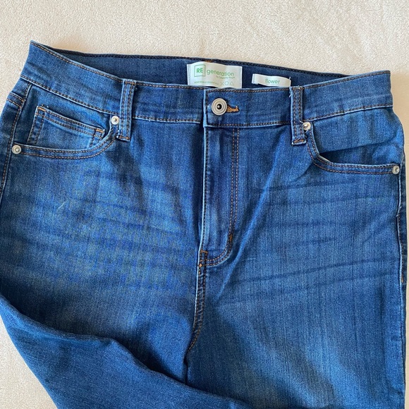 RE generation High Rise Flare Jeans Size 13 - Picture 2 of 4